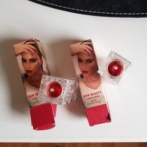NEW KKW Beauty Hot Sauce & Candy Apple Red Creme Lipstick